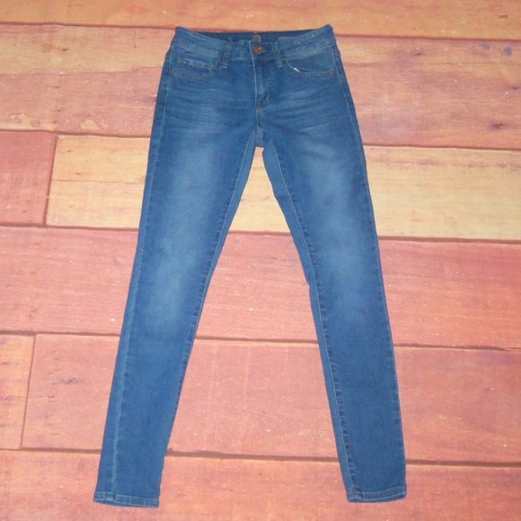 SO Blue Jeggings Jeans - Juniors Size 5 (27x29) - Picture 2 of 8